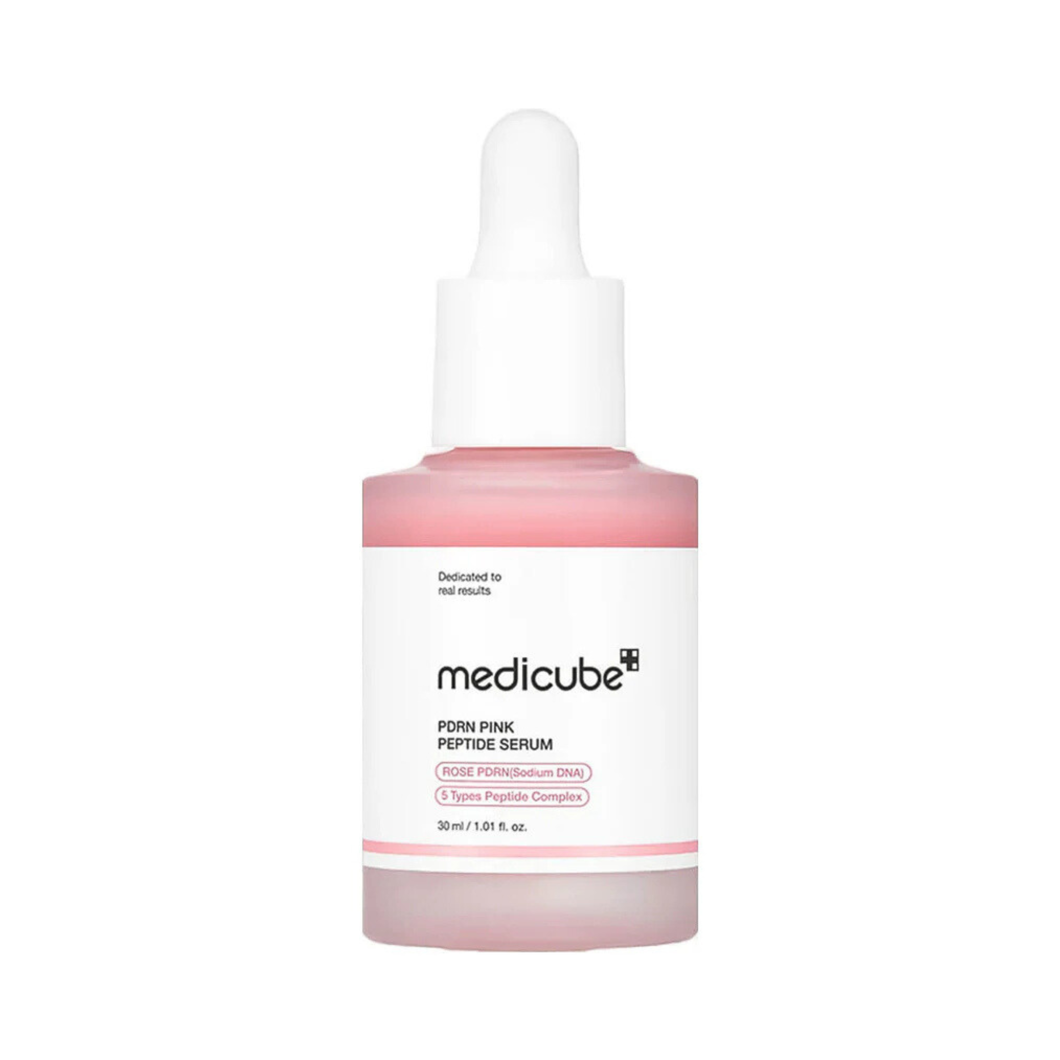 Medicube PDRN Pink Peptide Serum veido serumas su kolagenu ir peptidais
